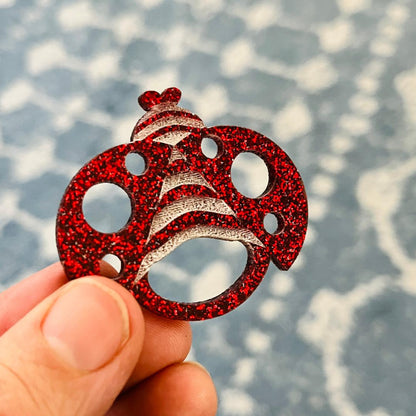 Ladybird Glasses Brooch