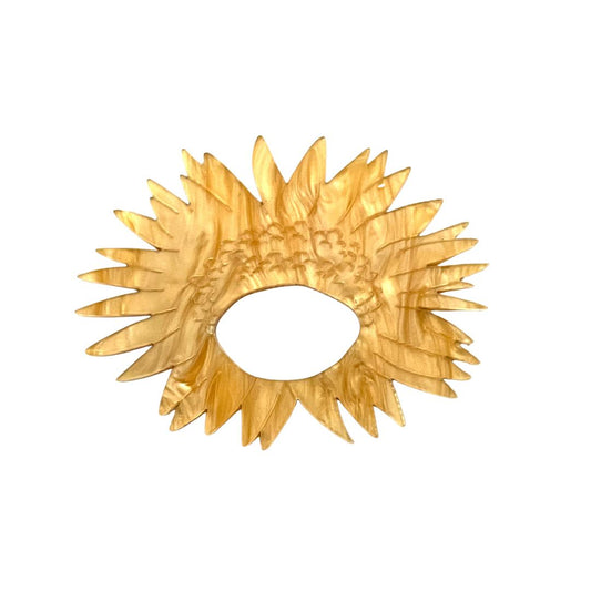Sunflower Glasses Brooch