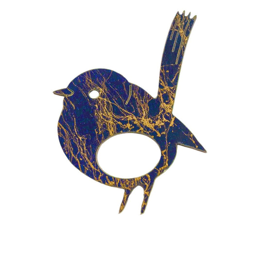 Blue Wren GB (Navy & Gold)