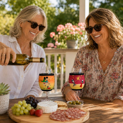'Nothing like over committing' - Wine Glass Cooler