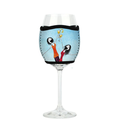 'Sometimes there needn't be a reason to say, here's to us!' - Wine Glass Cooler