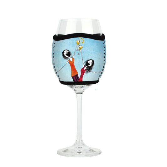 'Sometimes there needn't be a reason to say, here's to us!' - Wine Glass Cooler
