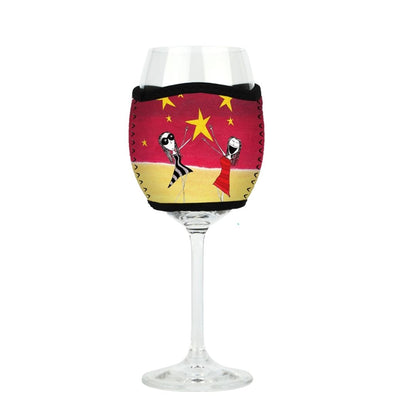 'Who said wine doesn't make us more fabulous' - Wine Glass Cooler