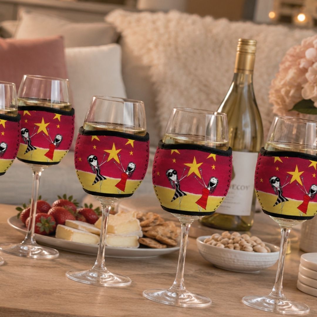 'Who said wine doesn't make us more fabulous' - Wine Glass Cooler