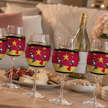 'Who said wine doesn't make us more fabulous' - Wine Glass Cooler