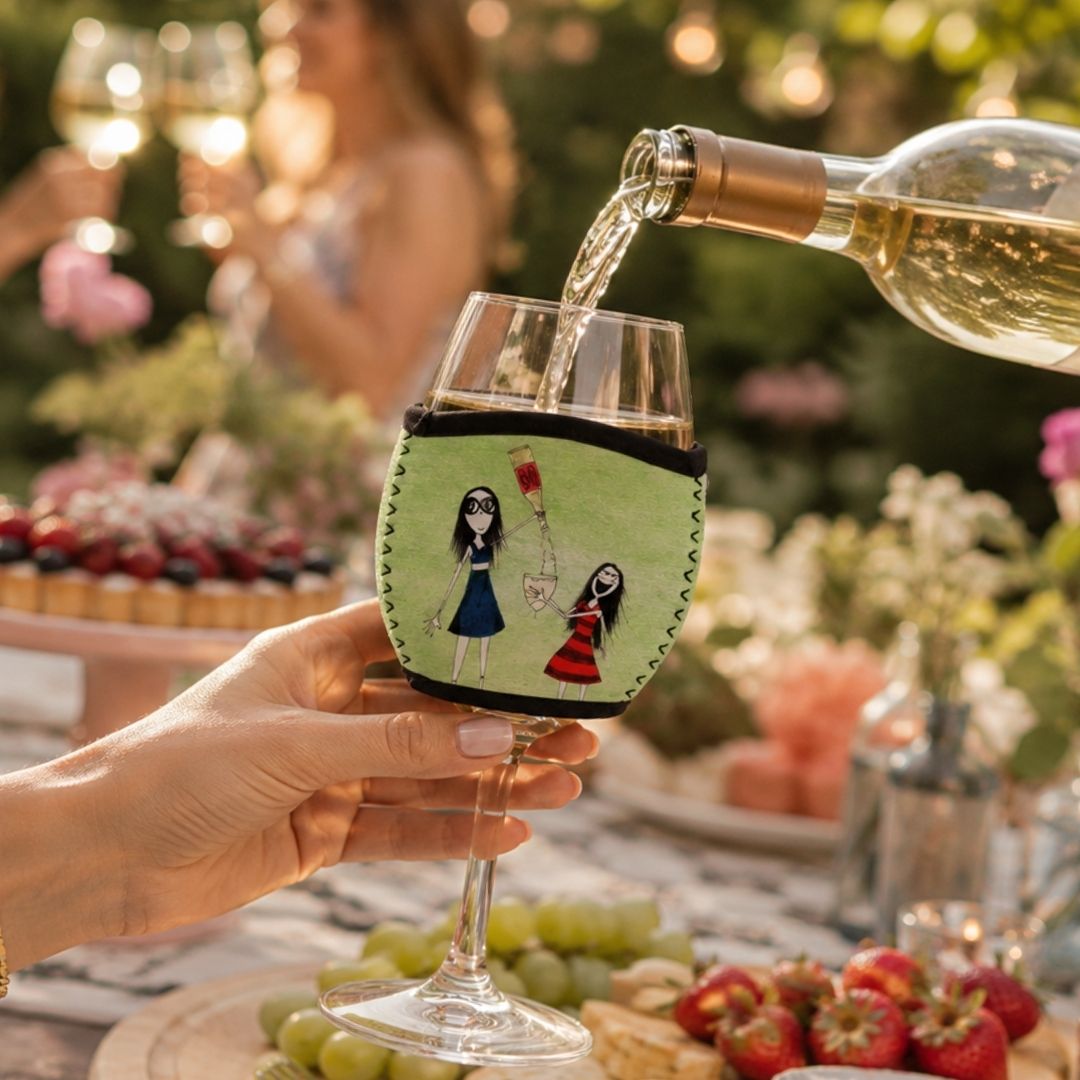 'I'll tell you when to stop' - Wine Glass Cooler