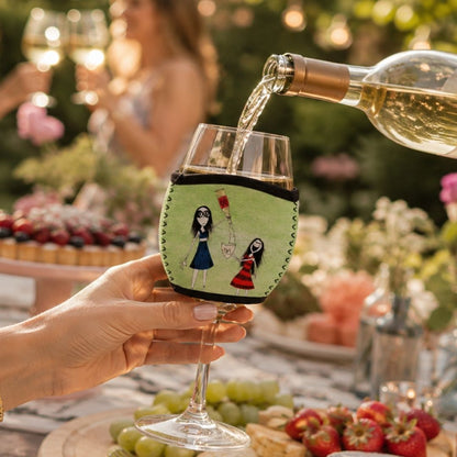 'I'll tell you when to stop' - Wine Glass Cooler