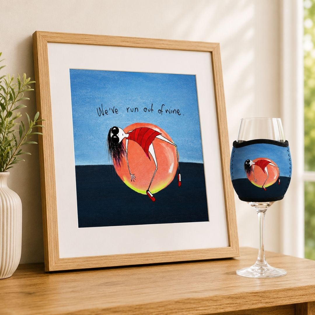 6 Pack Wine Glass Coolers - Choose Your Designs