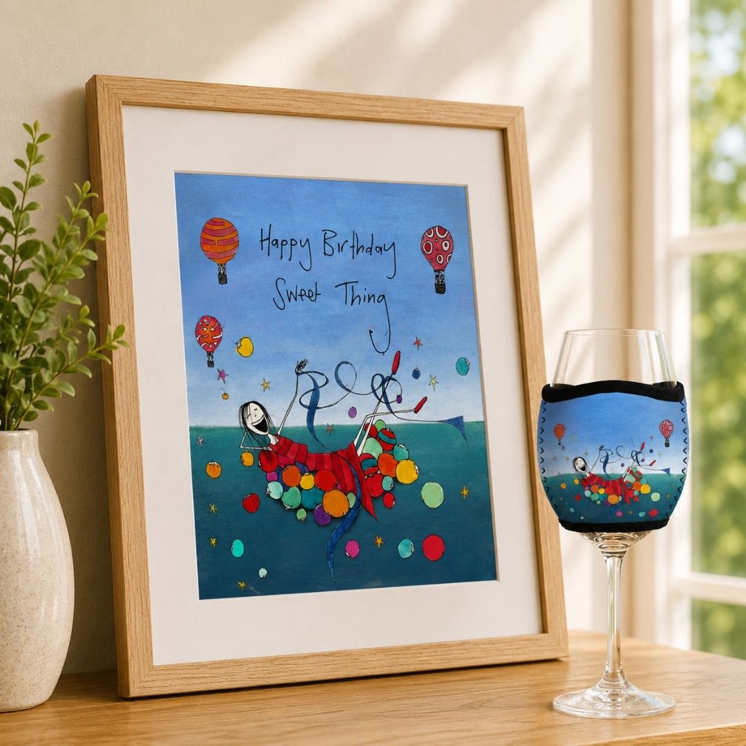 6 Pack Wine Glass Coolers - Choose Your Designs