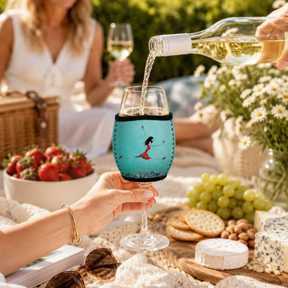'Yes, we are gliding over the chaos with the greatest of ease' - Wine Glass Cooler