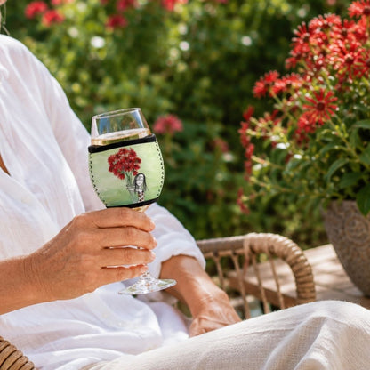 'We all come prepared to add something beautiful' - Wine Glass Cooler
