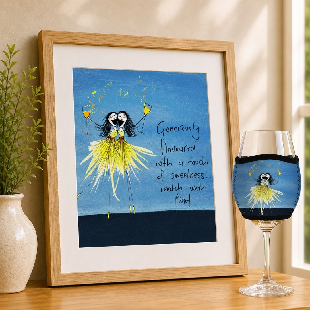 'Generously flavored with a touch of sweetness...match with Pinot'- Wine Glass Cooler