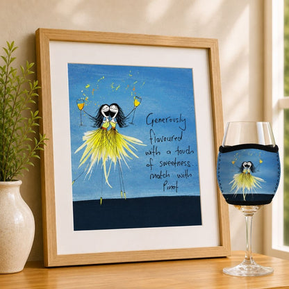 'Generously flavored with a touch of sweetness...match with Pinot'- Wine Glass Cooler