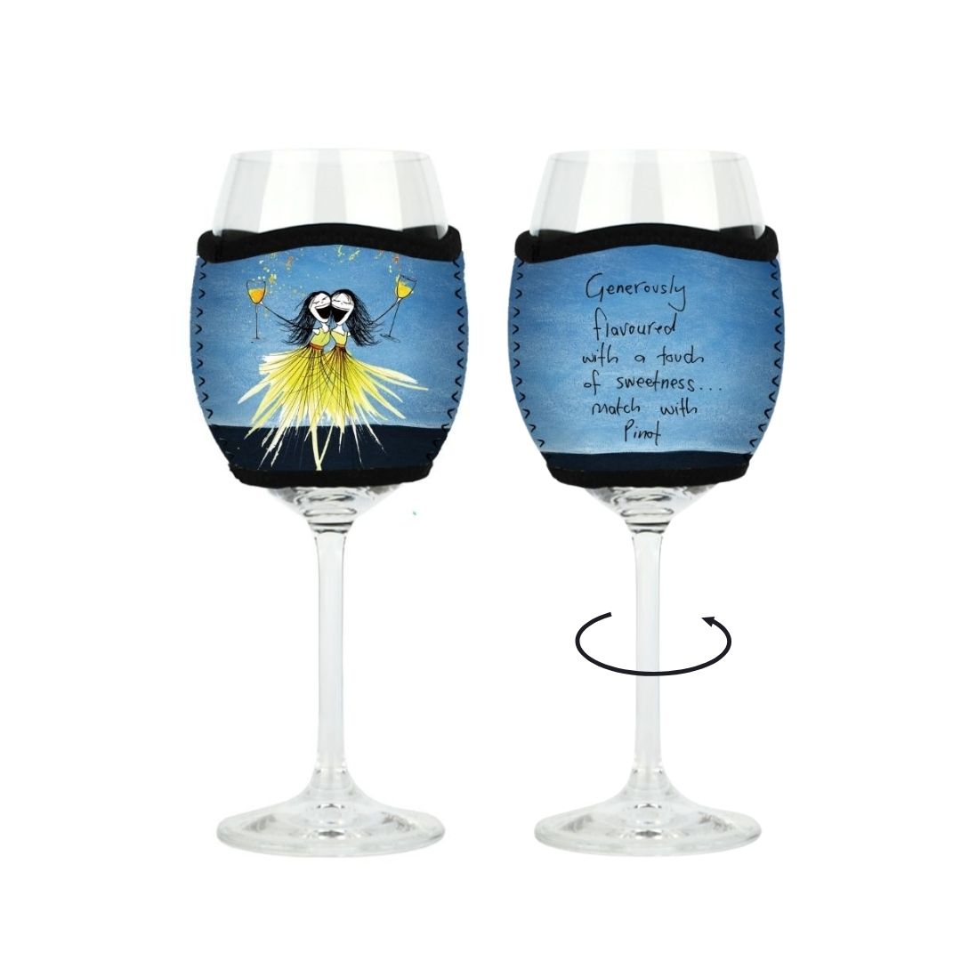 'Generously flavored with a touch of sweetness...match with Pinot'- Wine Glass Cooler