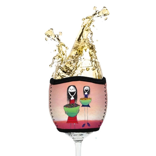 'Things I never say - I'll only have half' - Wine Glass Cooler