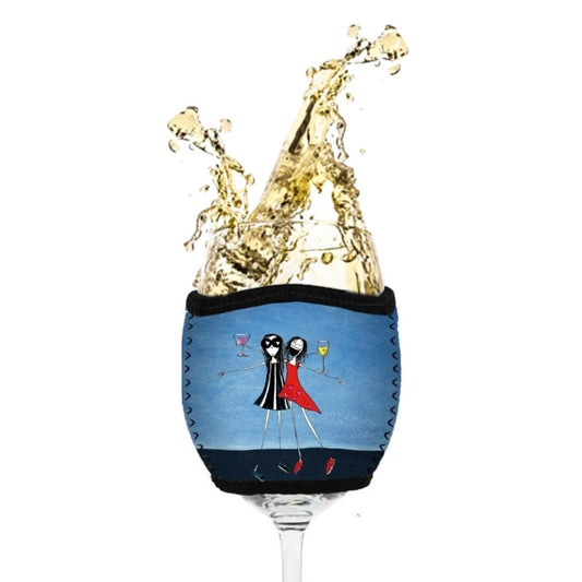 Yes, we are the cutest and funniest'- Wine Glass Cooler