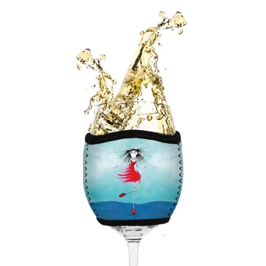 'Please return to the girl having a meltdown' - Wine Glass Cooler