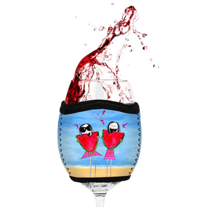 'Life is messy, embrace it' - Red Wine Glass Cooler