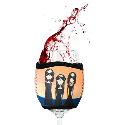 Sometimes life requires a little attitude' - Red Wine Glass Cooler