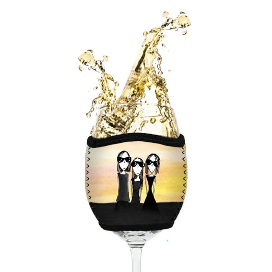 'Sometimes life requires a little attitude' -  Wine Glass Cooler