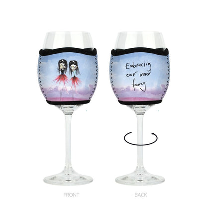 'Embracing our inner fairy' - Wine Glass Cooler