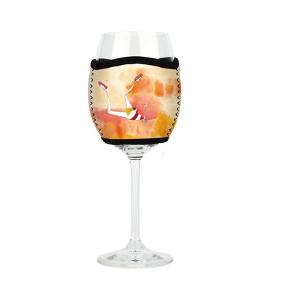 'Nothing like over committing' - Wine Glass Cooler