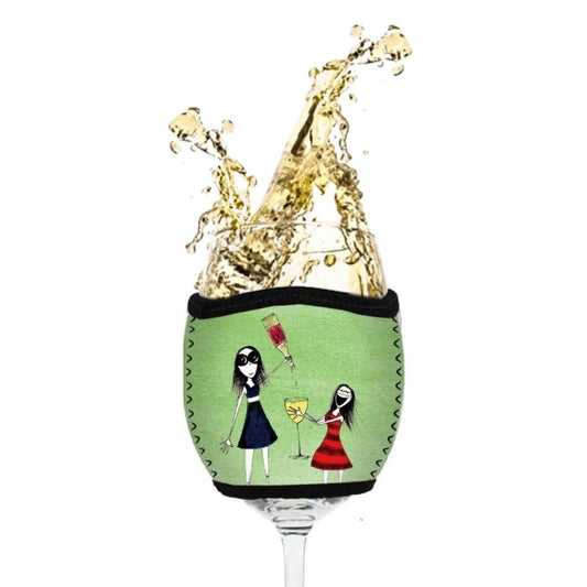 'I'll tell you when to stop' - Wine Glass Cooler