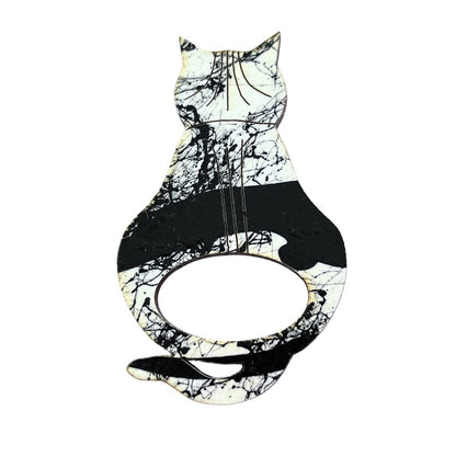 Attitude Cat Glasses Brooch (10 Colors)