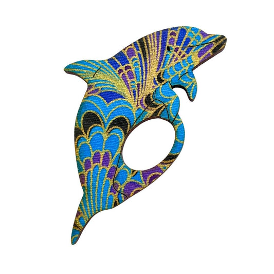 Dolphin Glasses Brooch (7 Colors)