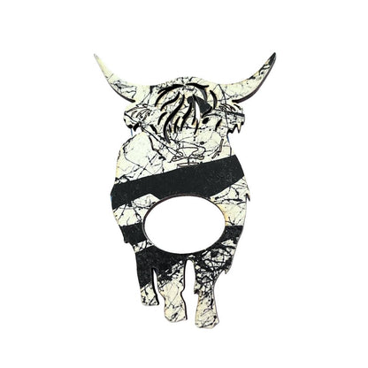 Highland Cow Glasses Brooch (8 Colors)