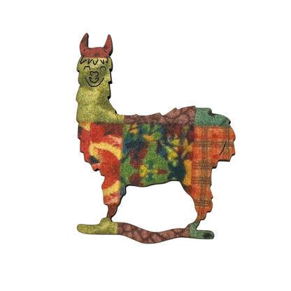 Alpaca Glasses Brooch (4 Colors)