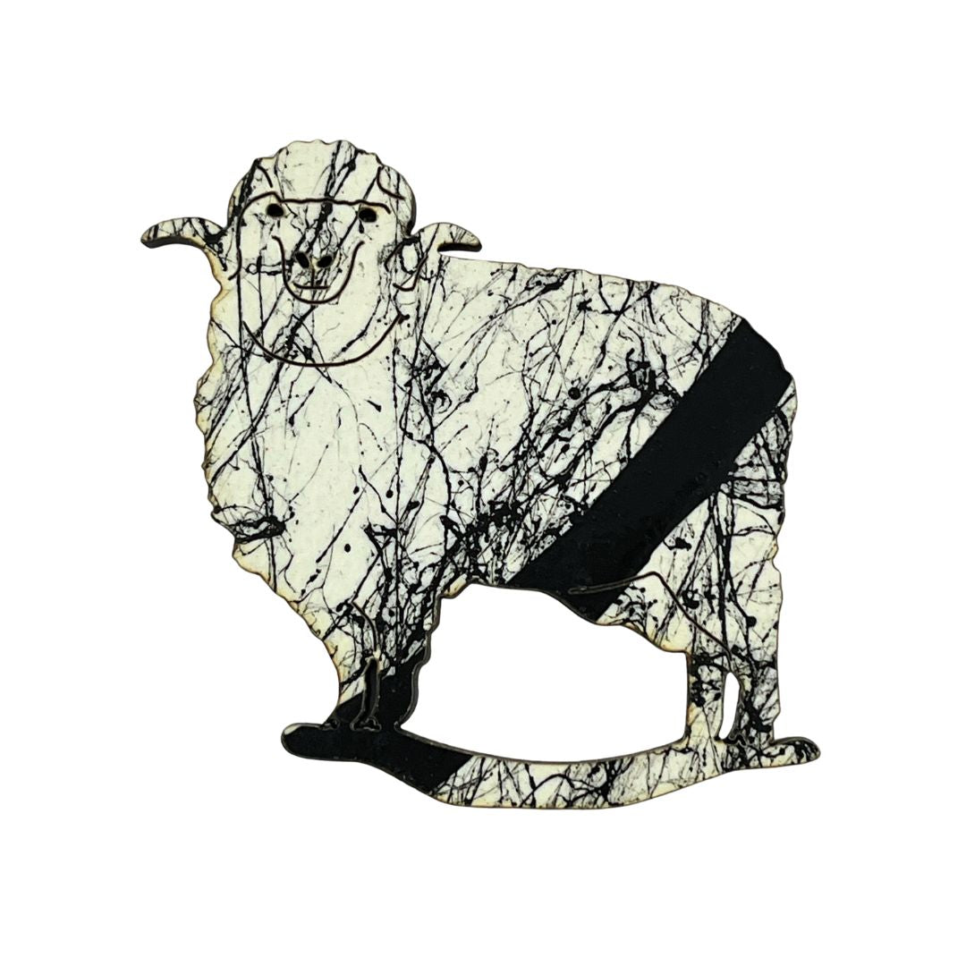 Ram Glasses Brooch (4 Colors)