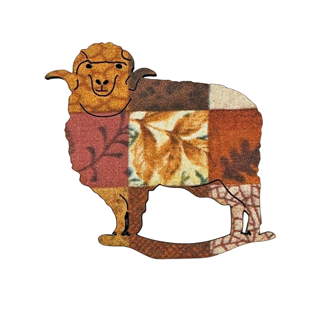 Ram Glasses Brooch (4 Colors)