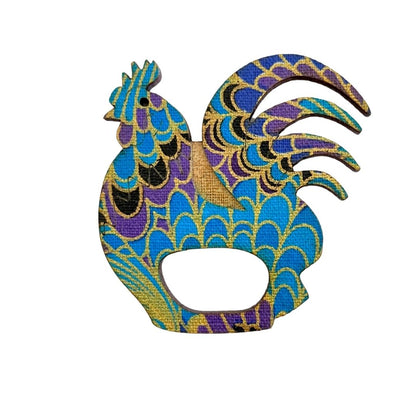 Rooster Glasses Brooch (5 Colors)