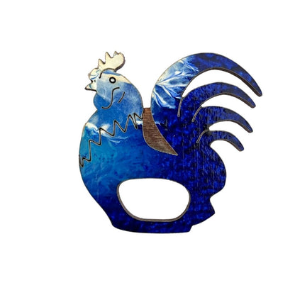 Rooster Glasses Brooch (5 Colors)