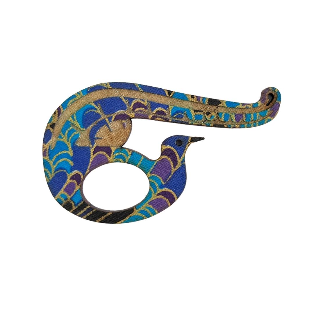 Lyrebird Glasses Brooch (5 Colors)