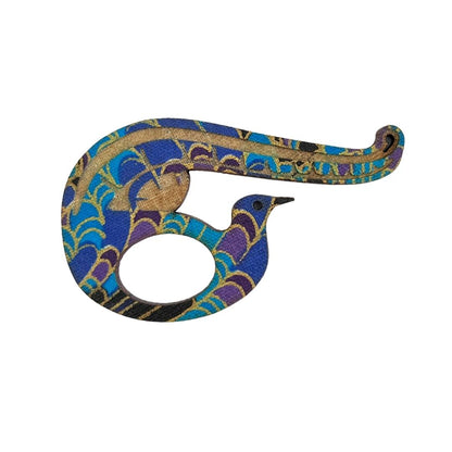 Lyrebird Glasses Brooch (5 Colors)