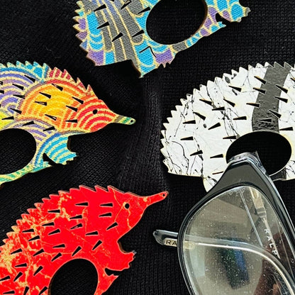 Echidna Glasses Brooch (5 Colors)