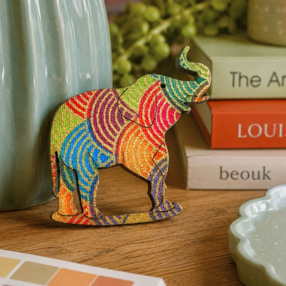 Elephant Glasses Brooch (8 Colors)