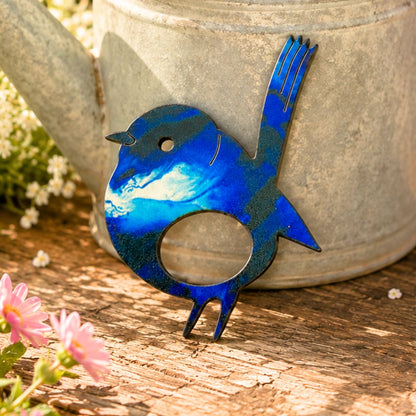 Blue Wren Glasses Brooch (9 Colors)