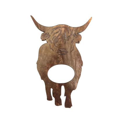 Highland Cow Glasses Brooch (5 Colors)