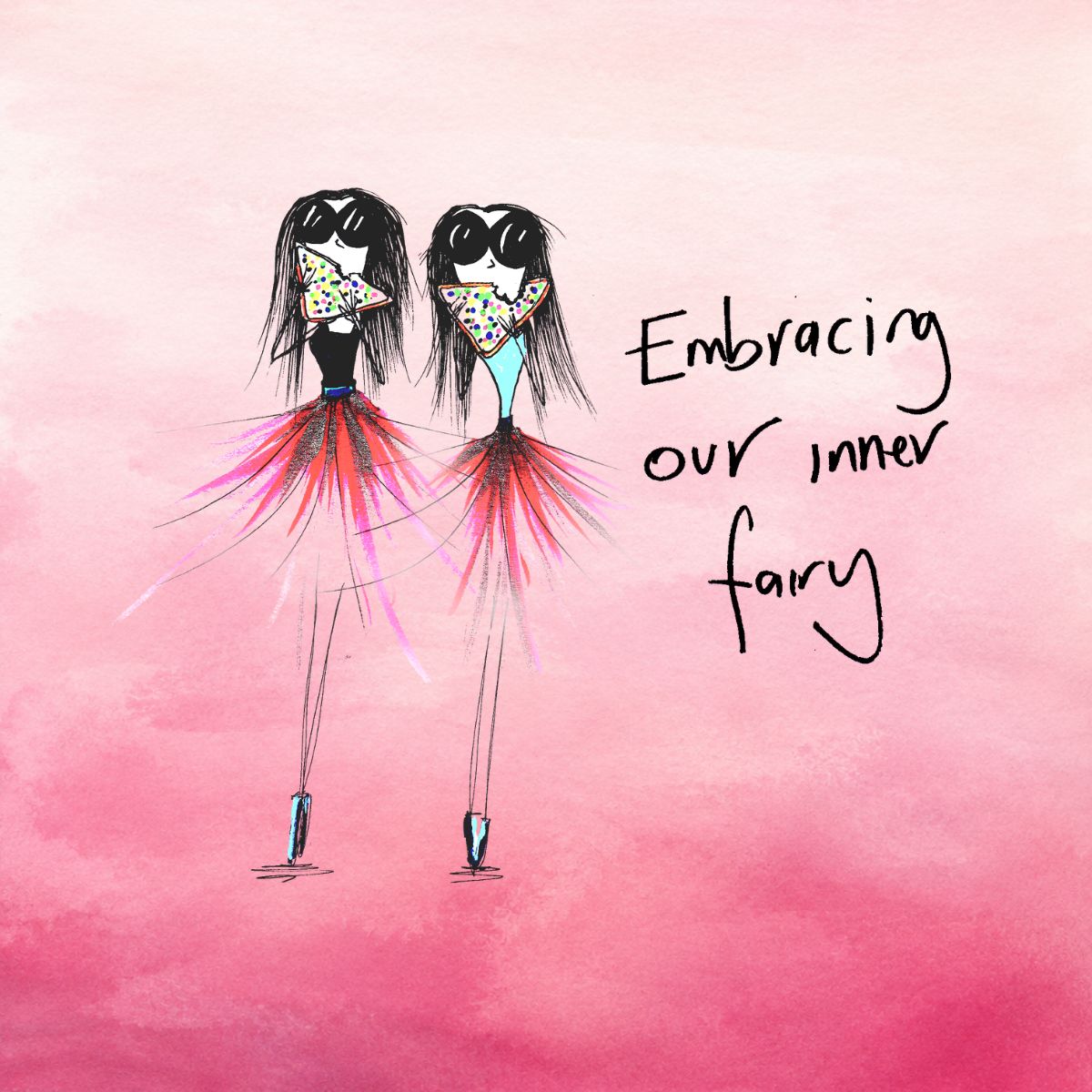 'Embracing our inner fairy' - Sunglasses Case
