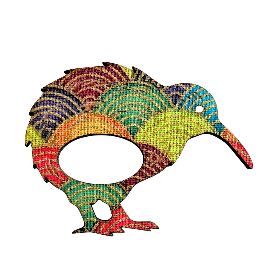 Kiwi Glasses Brooch (4 Colors)