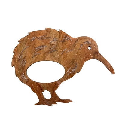 Kiwi Glasses Brooch (4 Colors)