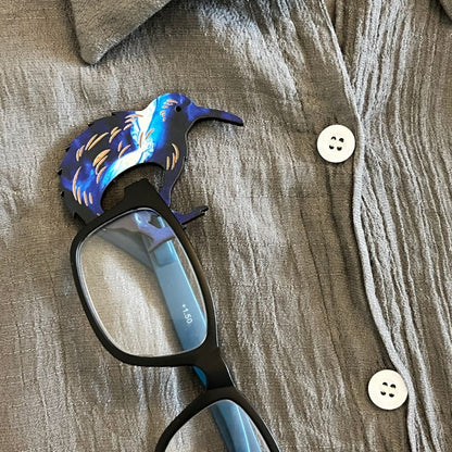 Kiwi Glasses Brooch (4 Colors)
