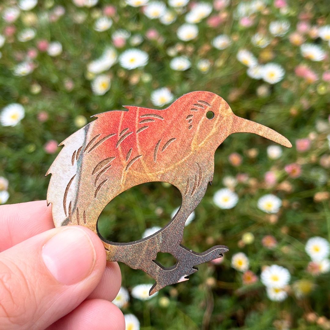 Kiwi Glasses Brooch (4 Colors)
