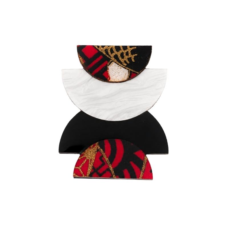 'Alma Stack' Magnetic Brooch