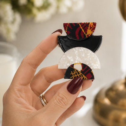 'Alma Stack' Magnetic Brooch