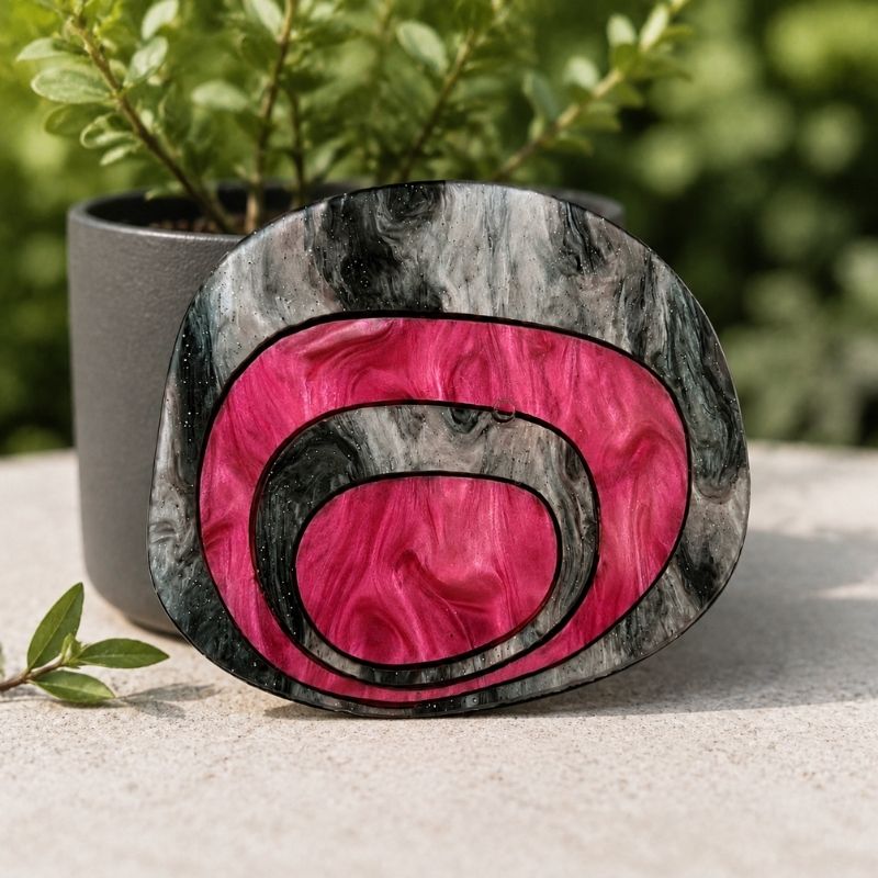 'Circles' Magnetic Brooch