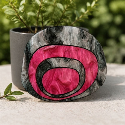 'Circles' Magnetic Brooch